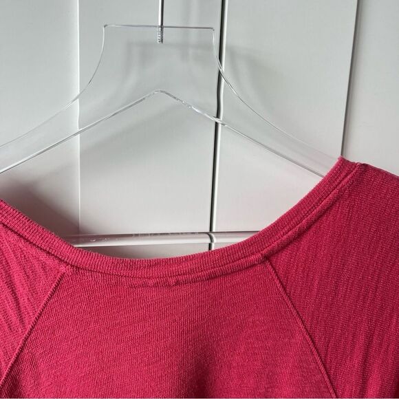 Anthropologie Saturday Sunday Kathie Flounced Relaxed fit Dress Pink small - Picture 15 of 15